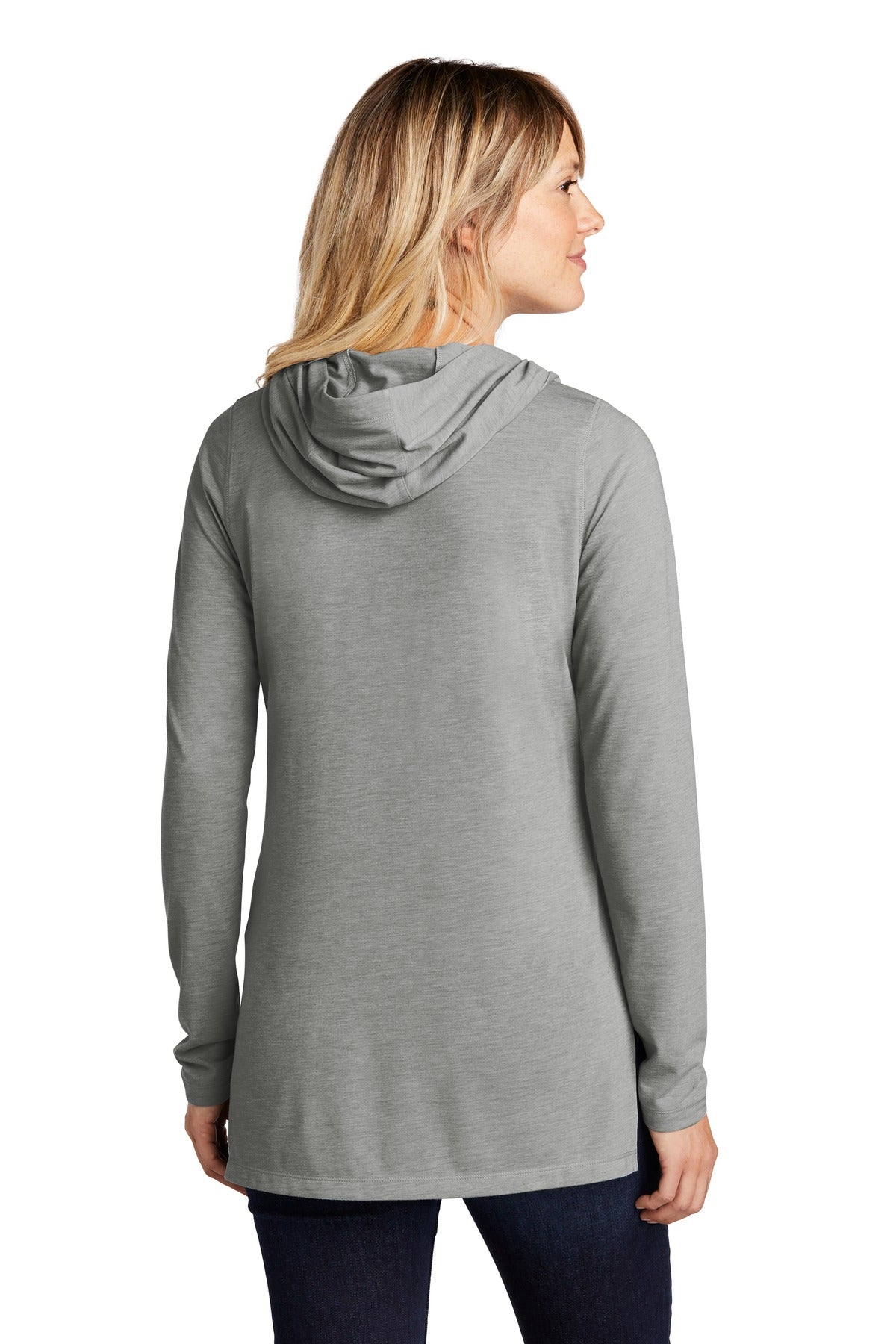 Sport-Tek Women's PosiCharge  Tri-Blend Wicking Long Sleeve Hoodie LST406