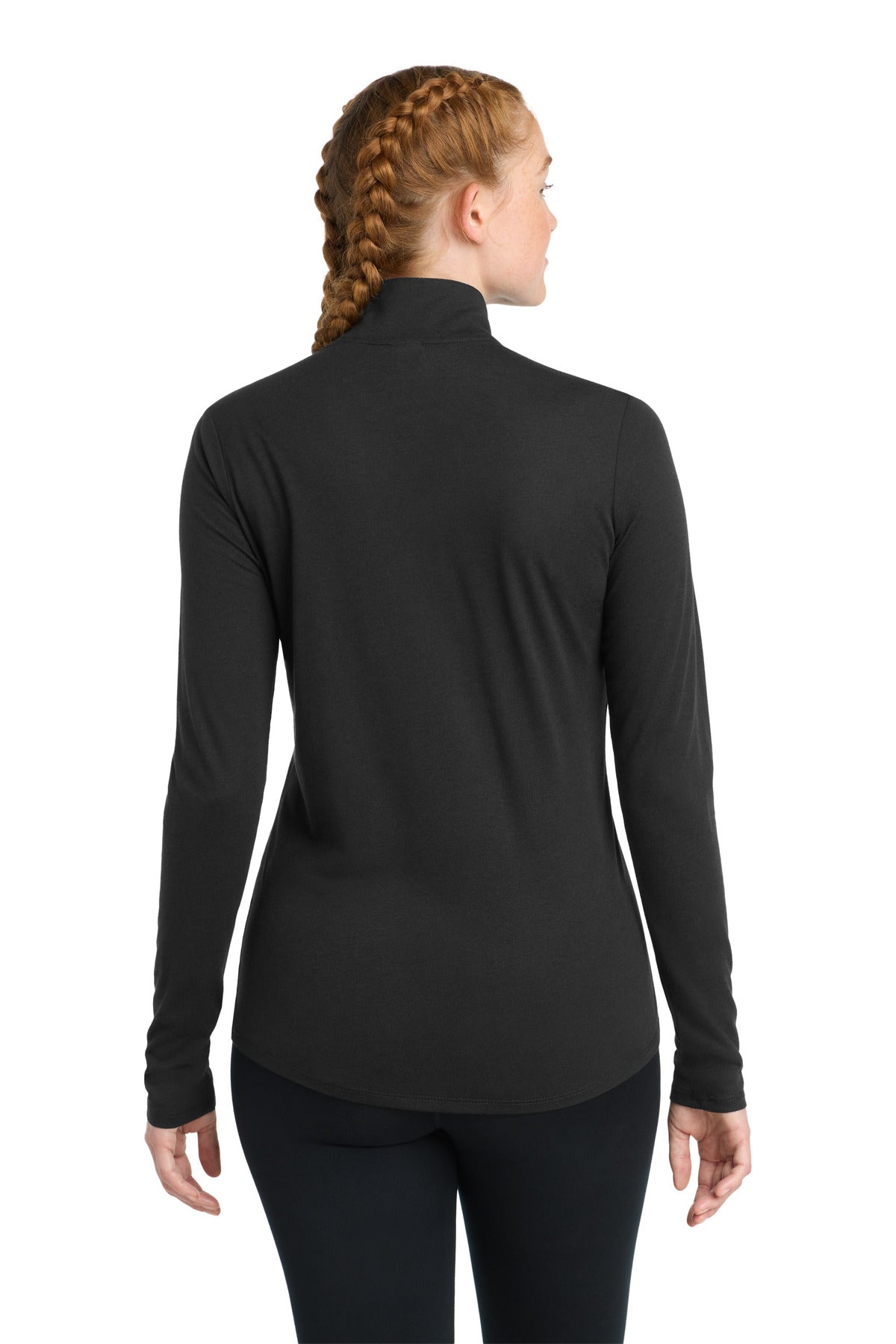 Sport-Tek Women's PosiCharge Tri-Blend Wicking 1/4-Zip Pullover LST407