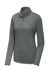 Sport-Tek Women's PosiCharge Tri-Blend Wicking 1/4-Zip Pullover LST407