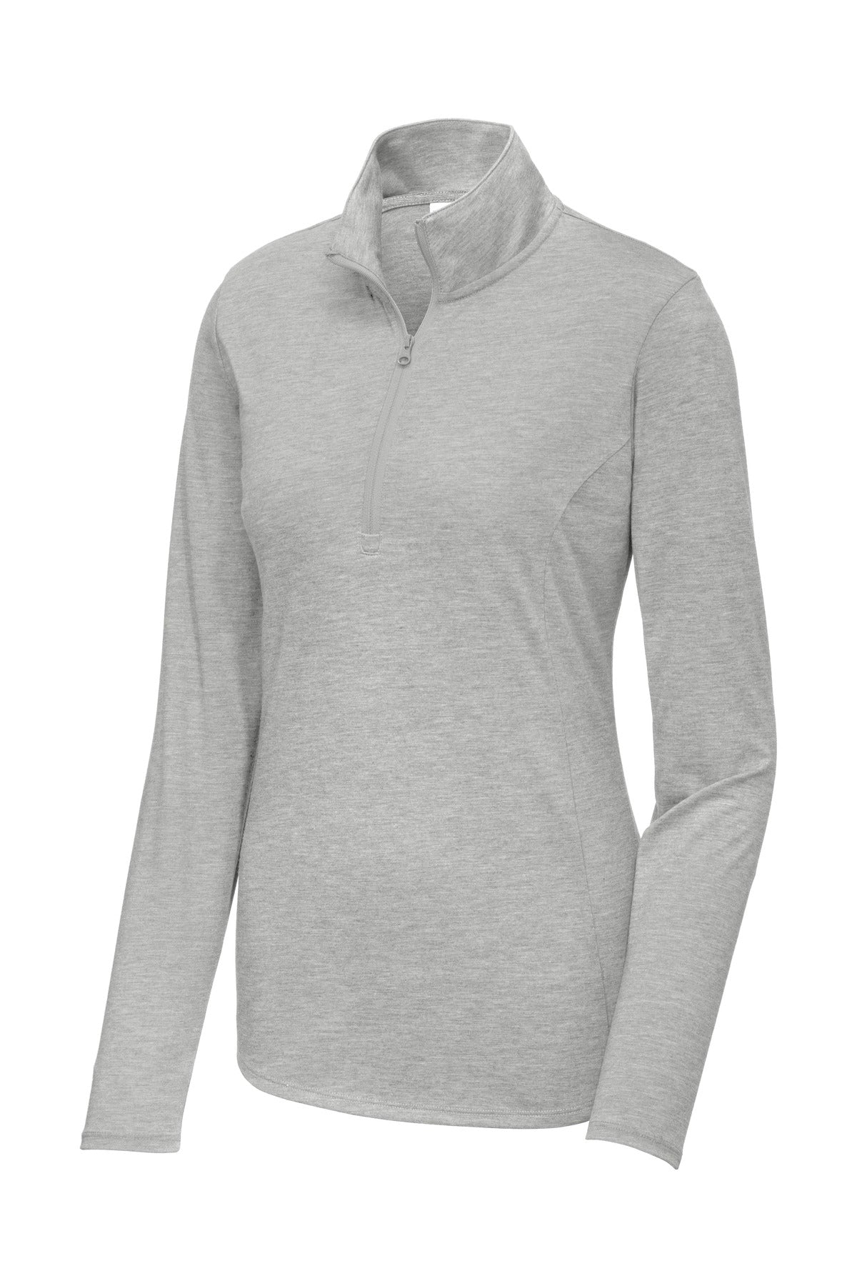 Sport-Tek Women's PosiCharge Tri-Blend Wicking 1/4-Zip Pullover LST407
