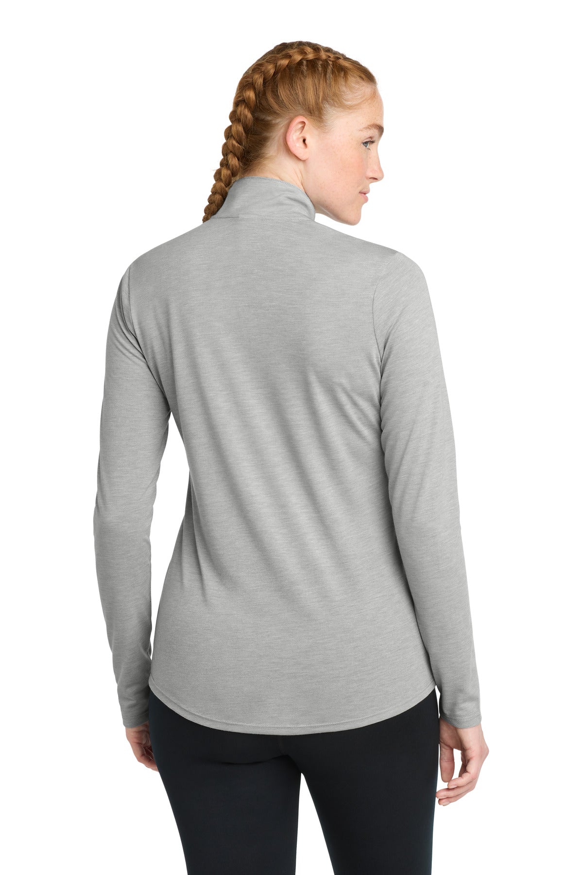 Sport-Tek Women's PosiCharge Tri-Blend Wicking 1/4-Zip Pullover LST407