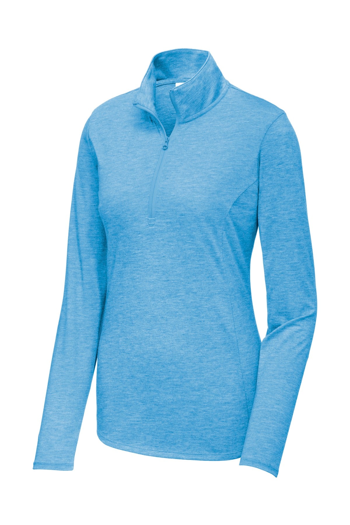 Sport-Tek Women's PosiCharge Tri-Blend Wicking 1/4-Zip Pullover LST407