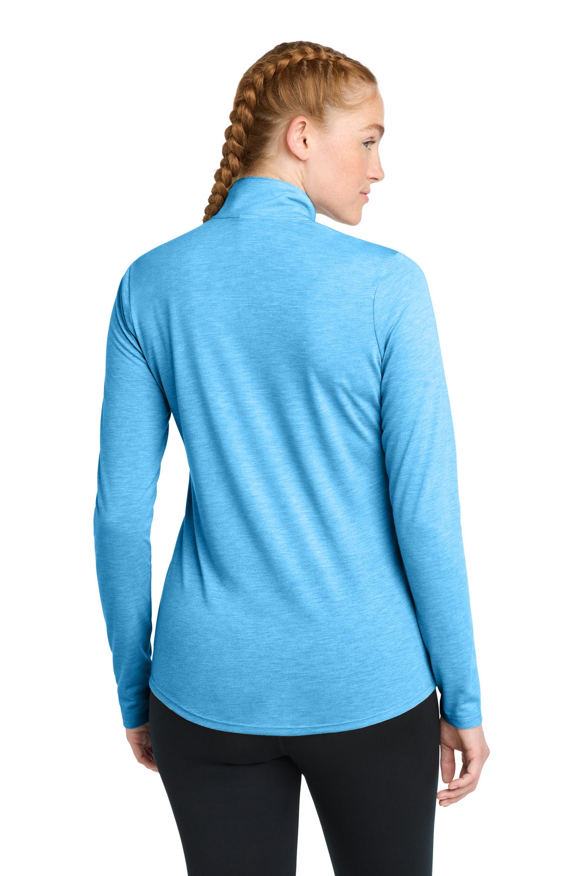 Sport-Tek Women's PosiCharge Tri-Blend Wicking 1/4-Zip Pullover LST407