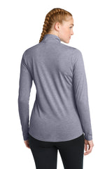 Sport-Tek Women's PosiCharge Tri-Blend Wicking 1/4-Zip Pullover LST407