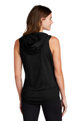 Sport-Tek Women's PosiCharge Tri-Blend Wicking Draft Hoodie Tank LST410