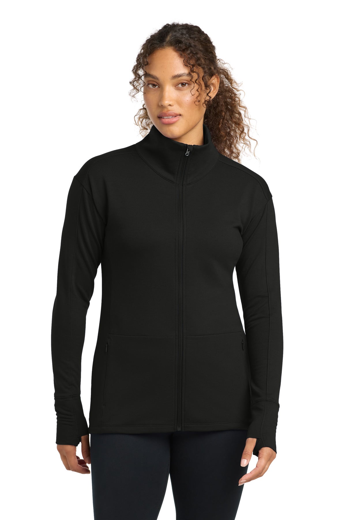 Sport-Tek Women's Sport-Wick Flex Fleece Full-Zip LST560