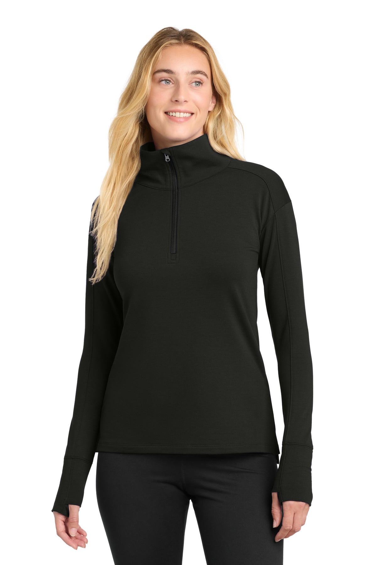 Sport-Tek Women's Sport-Wick Flex Fleece 1/4-Zip LST561