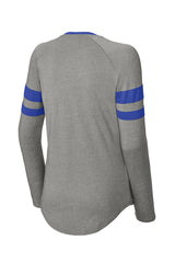 Sport-Tek Women's Halftime Stripe Long Sleeve V-Neck Tee LST6043