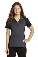 Sport-Tek Women's Colorblock Micropique Sport-Wick Polo LST652