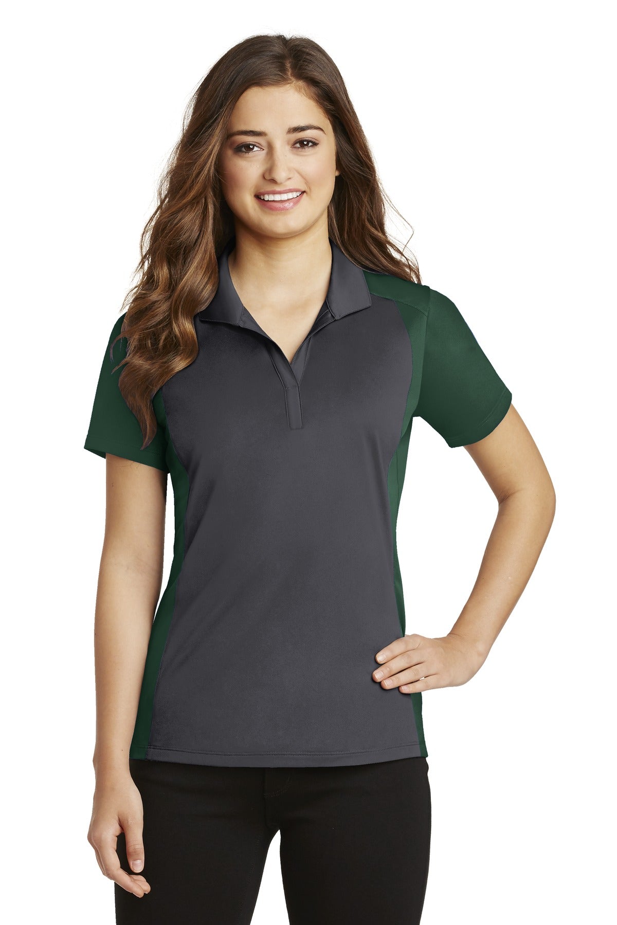 Sport-Tek Women's Colorblock Micropique Sport-Wick Polo LST652
