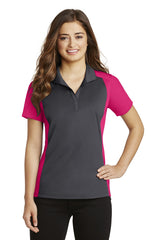 Sport-Tek Women's Colorblock Micropique Sport-Wick Polo LST652
