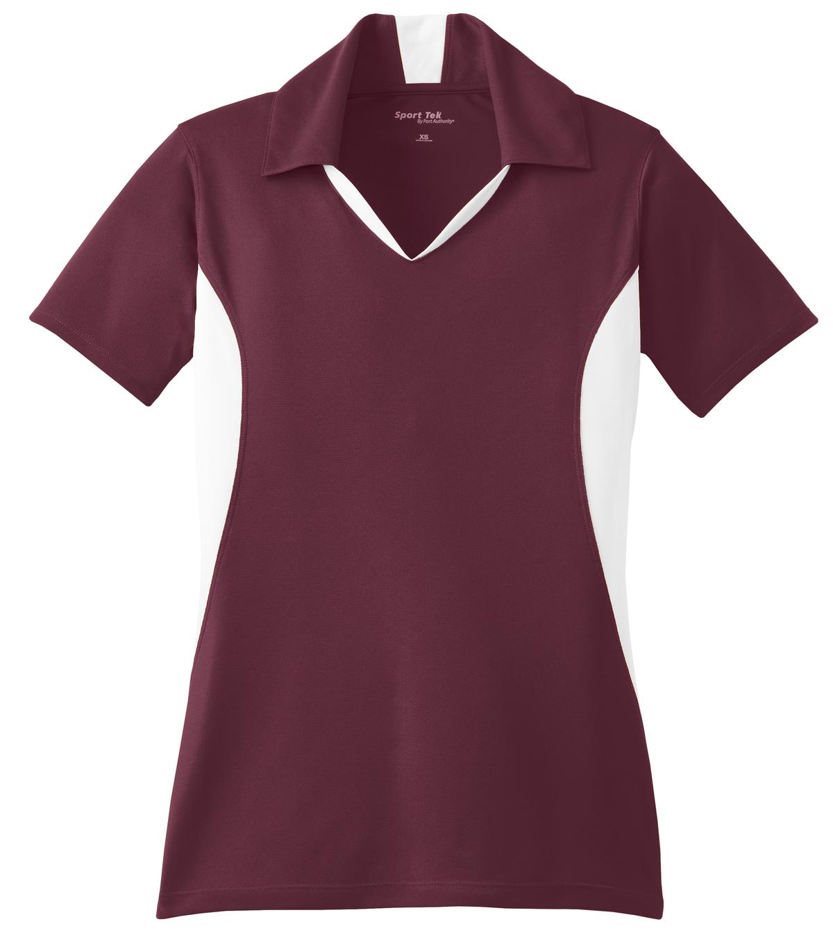 Sport-Tek Women's Side Blocked Micropique Sport-Wick Polo LST655