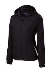 Sport-Tek Women's Colorblock Hooded Raglan Jacket LST76
