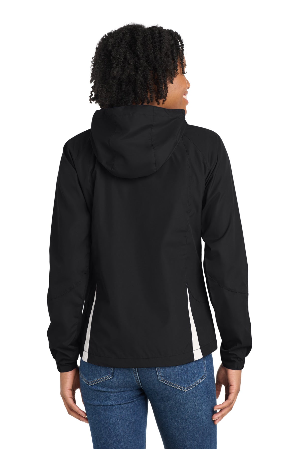 Sport-Tek Women's Colorblock Hooded Raglan Jacket LST76