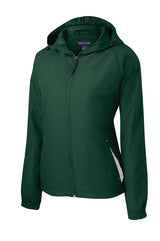 Sport-Tek Women's Colorblock Hooded Raglan Jacket LST76