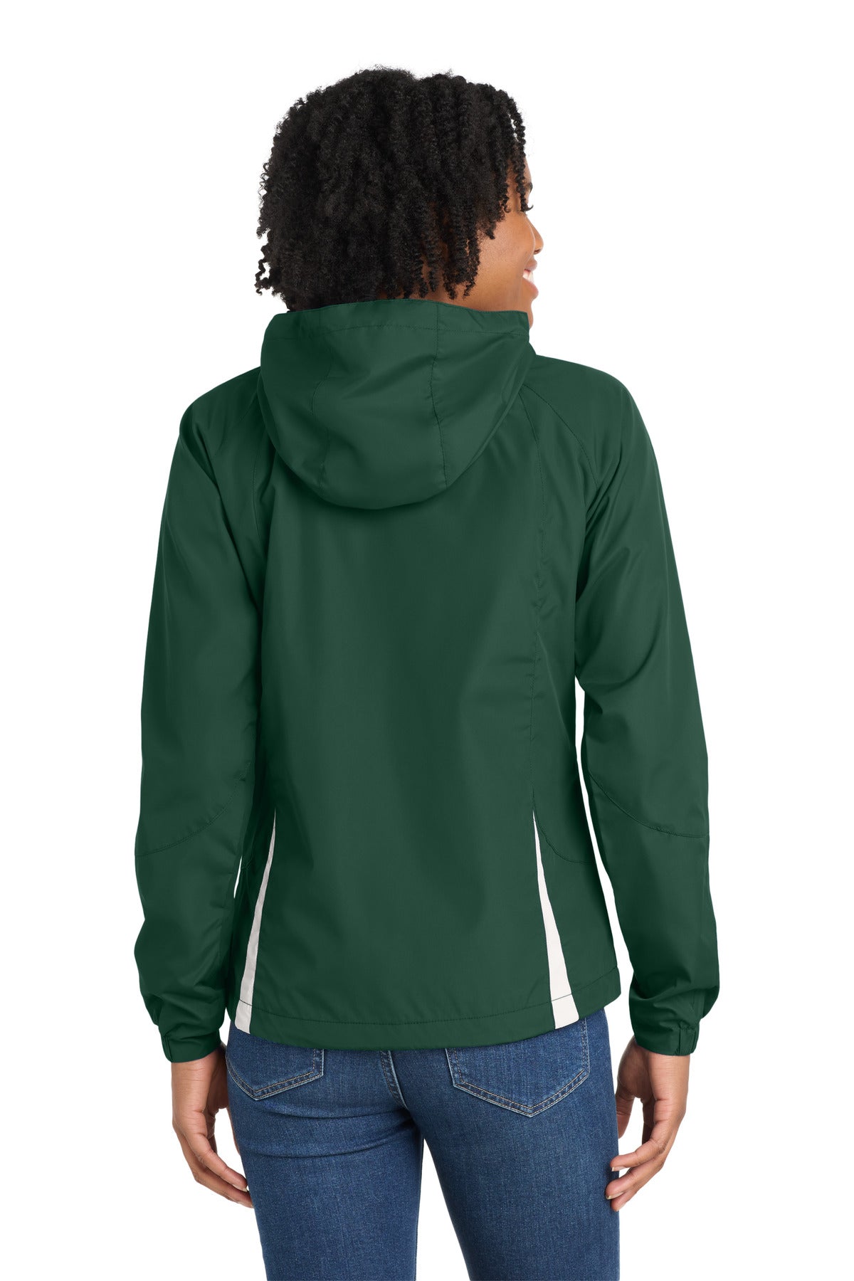 Sport-Tek Women's Colorblock Hooded Raglan Jacket LST76