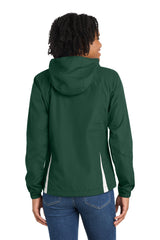 Sport-Tek Women's Colorblock Hooded Raglan Jacket LST76
