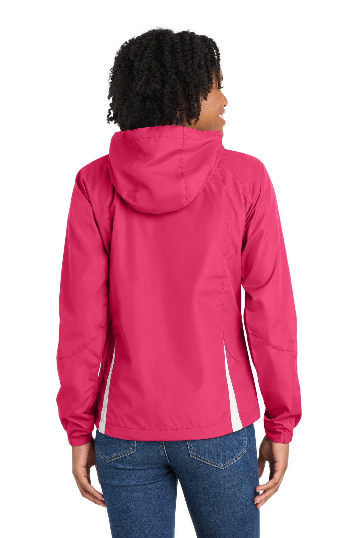 Sport-Tek Women's Colorblock Hooded Raglan Jacket LST76