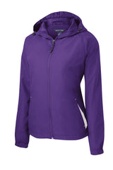 Sport-Tek Women's Colorblock Hooded Raglan Jacket LST76