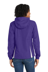 Sport-Tek Women's Colorblock Hooded Raglan Jacket LST76