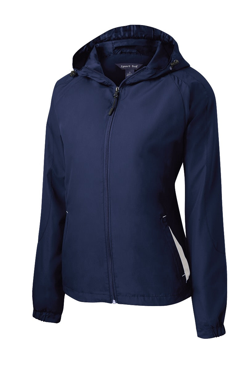 Sport-Tek Women's Colorblock Hooded Raglan Jacket LST76