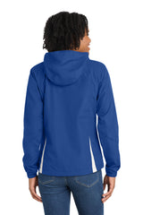 Sport-Tek Women's Colorblock Hooded Raglan Jacket LST76