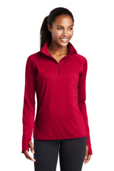 Sport-Tek Women's Sport-Wick Stretch 1/4-Zip Pullover LST850