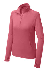 Sport-Tek Women's Sport-Wick Stretch 1/4-Zip Pullover LST850
