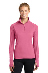 Sport-Tek Women's Sport-Wick Stretch 1/4-Zip Pullover LST850