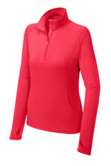Sport-Tek Women's Sport-Wick Stretch 1/4-Zip Pullover LST850