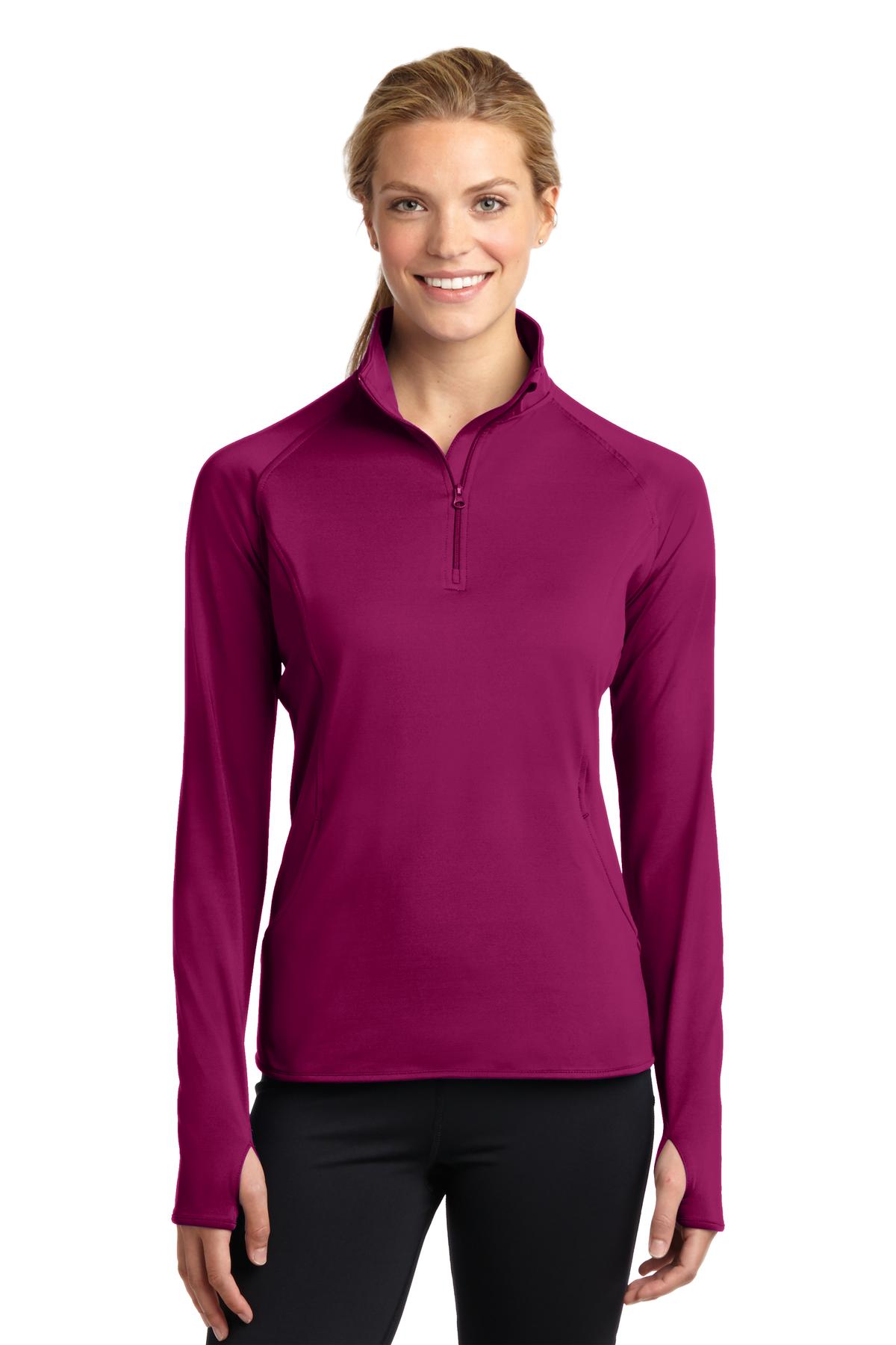 Sport-Tek Women's Sport-Wick Stretch 1/4-Zip Pullover LST850