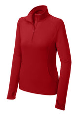 Sport-Tek Women's Sport-Wick Stretch 1/4-Zip Pullover LST850