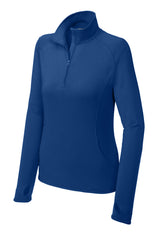 Sport-Tek Women's Sport-Wick Stretch 1/4-Zip Pullover LST850