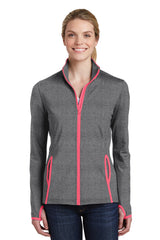 Sport-Tek Women's Sport-Wick Stretch Contrast Full-Zip Jacket LST853