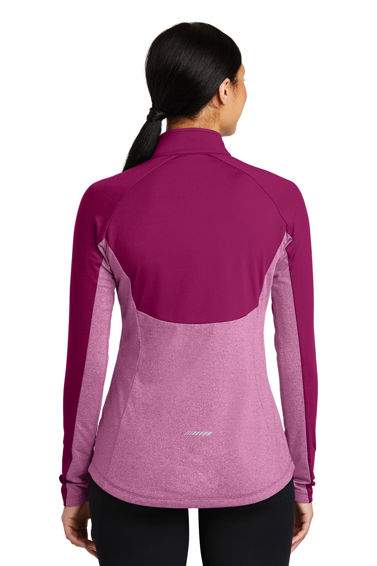 Sport-Tek Women's Sport-Wick Stretch Contrast 1/4-Zip Pullover LST854
