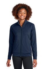 Sport-Tek Women's Sport-Wick Stretch Full-Zip Cadet Jacket LST857