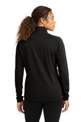 Sport-Tek Women's Sport-Wick Textured 1/4-Zip Pullover LST860