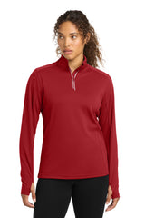 Sport-Tek Women's Sport-Wick Textured 1/4-Zip Pullover LST860