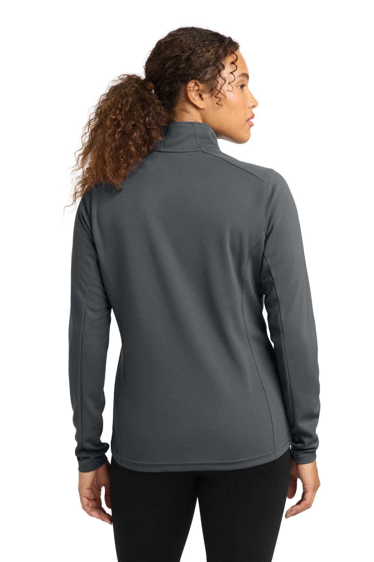 Sport-Tek Women's Sport-Wick Textured 1/4-Zip Pullover LST860