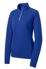 Sport-Tek Women's Sport-Wick Textured 1/4-Zip Pullover LST860