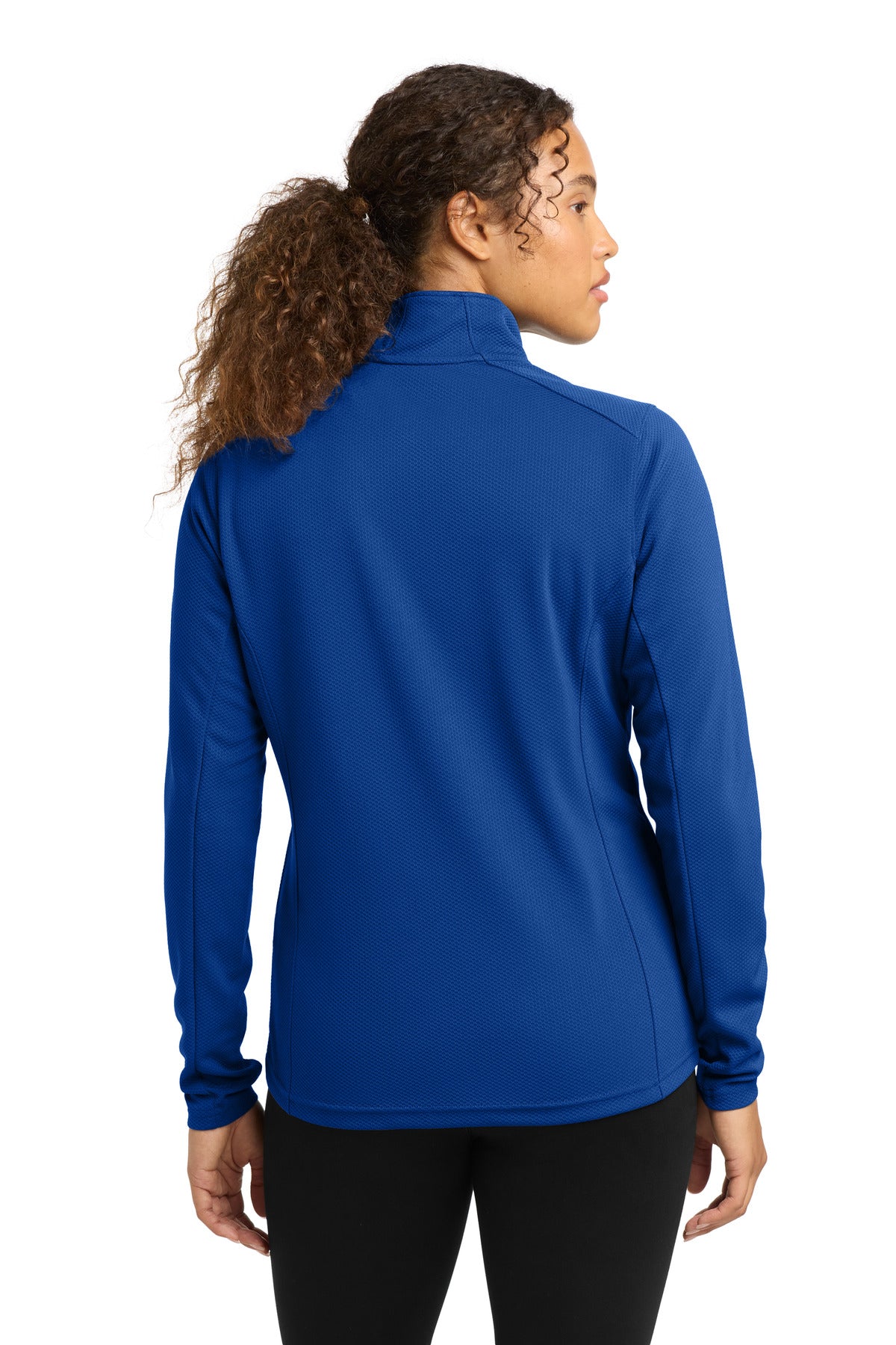 Sport-Tek Women's Sport-Wick Textured 1/4-Zip Pullover LST860