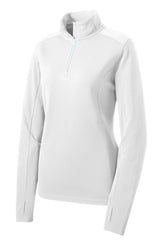 Sport-Tek Women's Sport-Wick Textured 1/4-Zip Pullover LST860