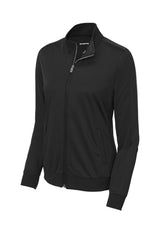 Sport-Tek  Ladies Tricot Sleeve Stripe Track Jacket LST94