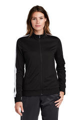 Sport-Tek  Ladies Tricot Sleeve Stripe Track Jacket LST94