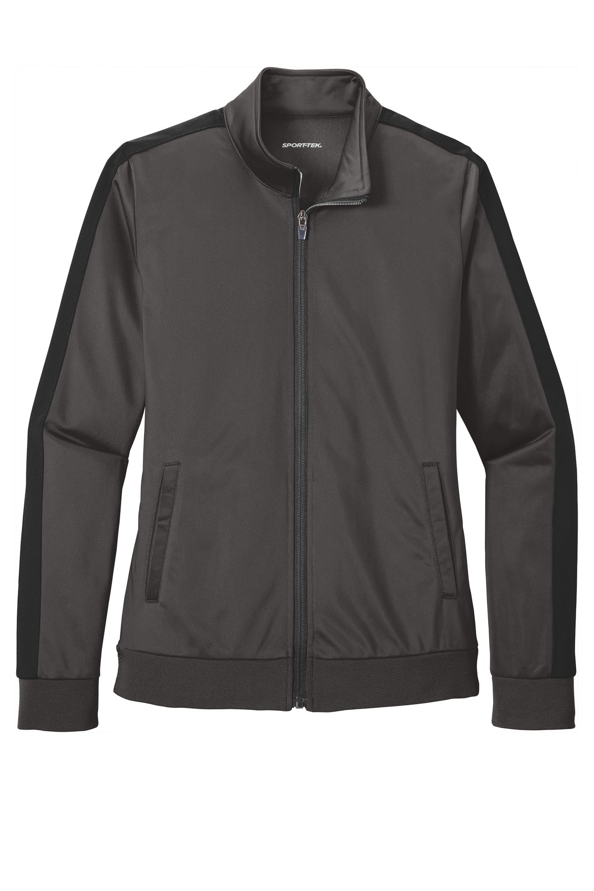 Sport-Tek  Ladies Tricot Sleeve Stripe Track Jacket LST94