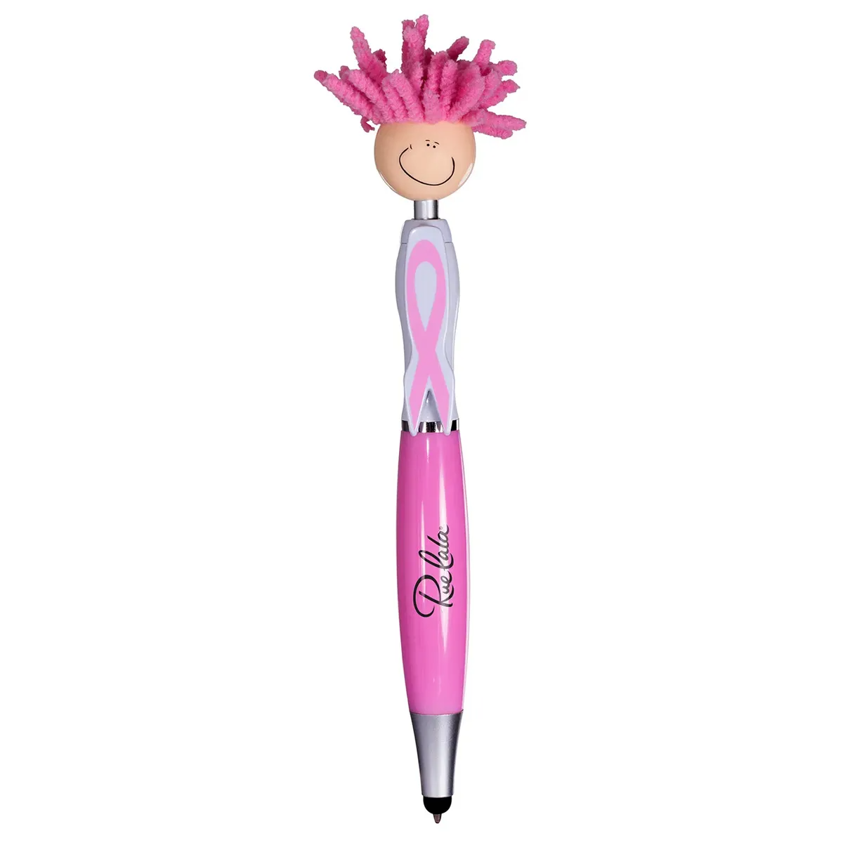 MopToppers Breast Cancer Awareness Screen Cleaner With Stylus Pen - PL-1725
