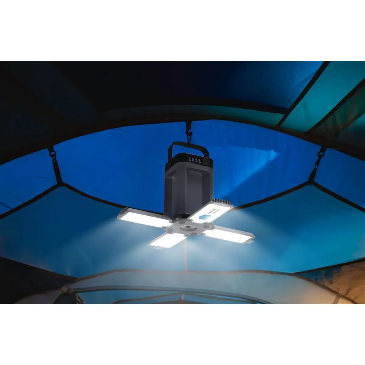 Rechargeable 4-Panel 3W LED/SMD Lantern - FL225