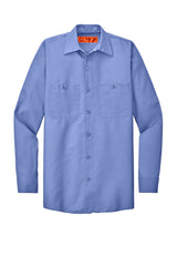 Red Kap Long Size Long Sleeve Industrial Work Shirt SP14LONG