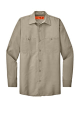 Red Kap Long Size Long Sleeve Industrial Work Shirt SP14LONG