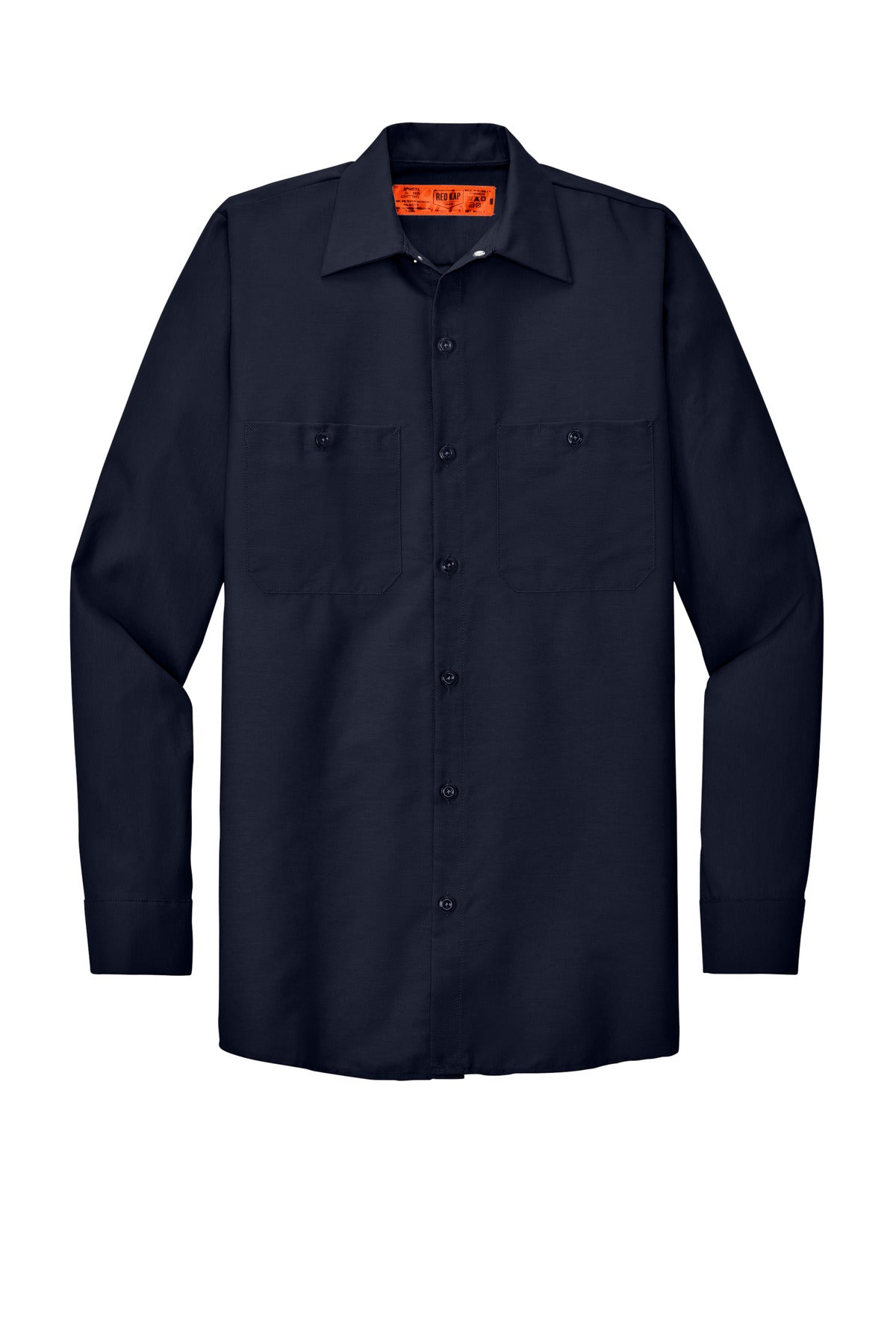 Red Kap Long Size Long Sleeve Industrial Work Shirt SP14LONG